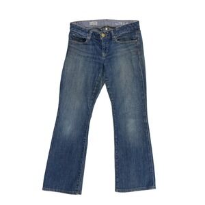 Gap 1969 Jeans Women's Size 27 4 Medium Wash Blue Curvy Flare Mid Rise Denim